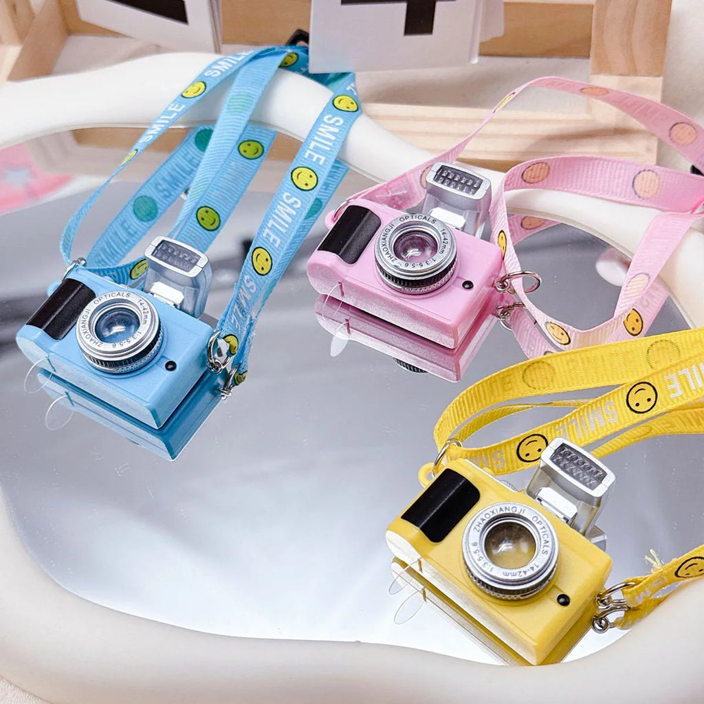 Labubu's Colourful Mini Retro Camera Pendant