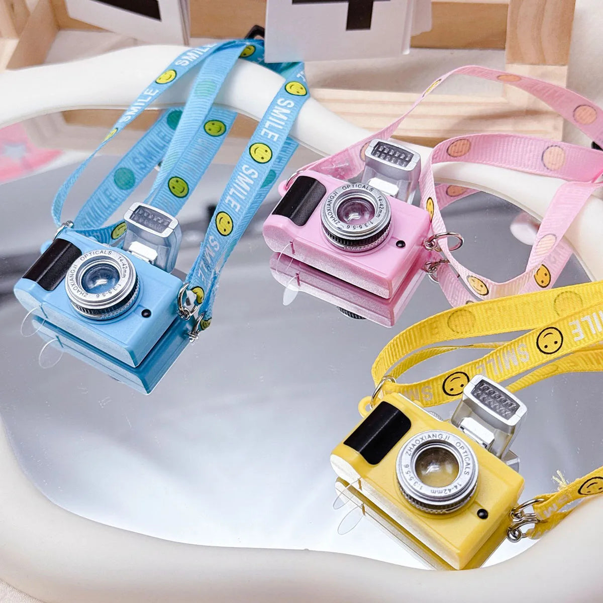 Labubu's Colourful Mini Retro Camera Pendant