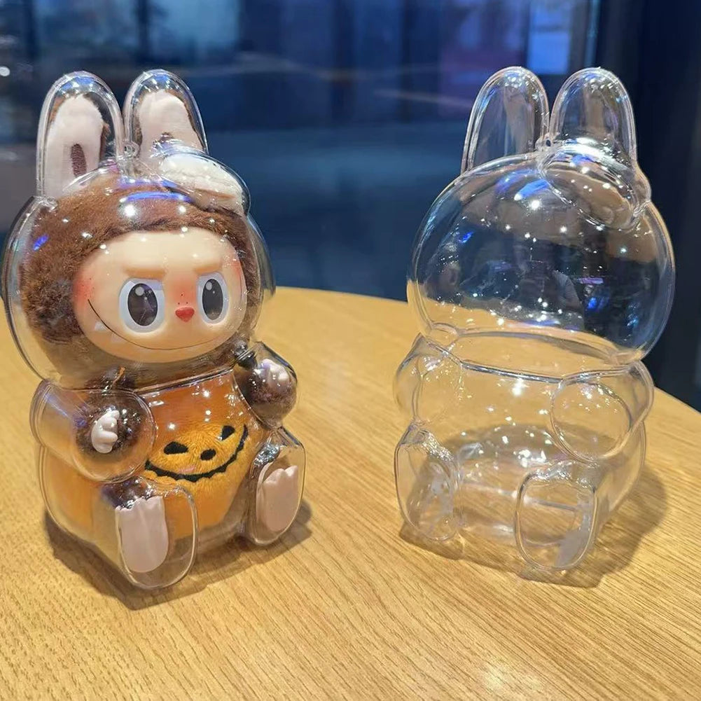 Transparent Protective Cover for Labubu Monster