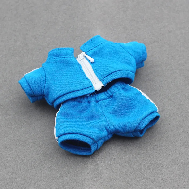 Urban Style Sport Outfit – Cool Streetwear for 15/17cm Labubu Dolls