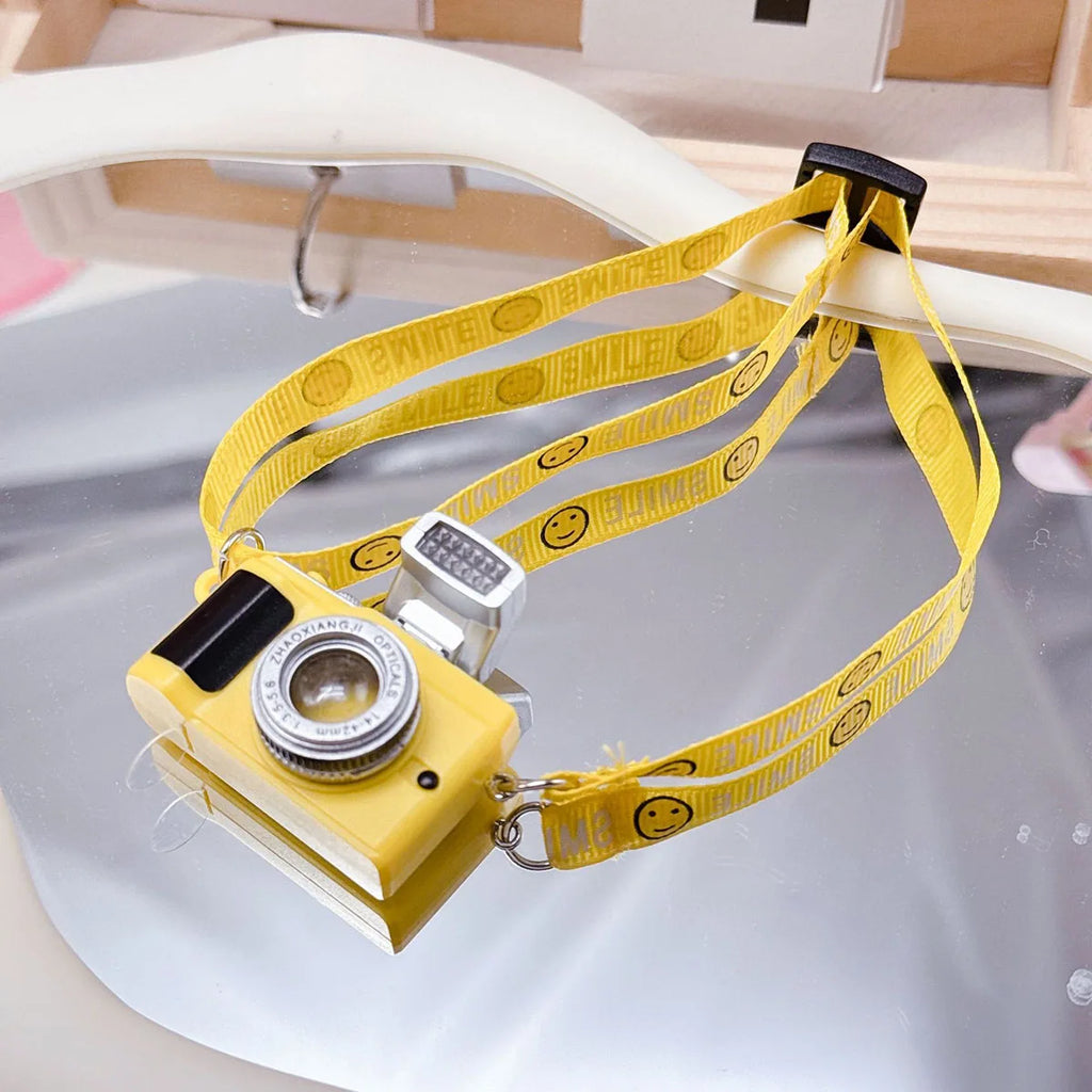 Labubu's Colourful Mini Retro Camera Pendant