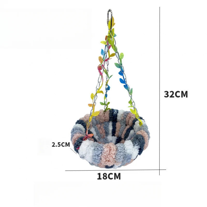 Swing into Cuteness – Labubu Hammock Basket Accessory