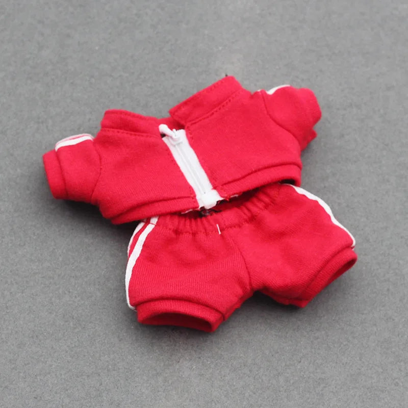 Urban Style Sport Outfit – Cool Streetwear for 15/17cm Labubu Dolls