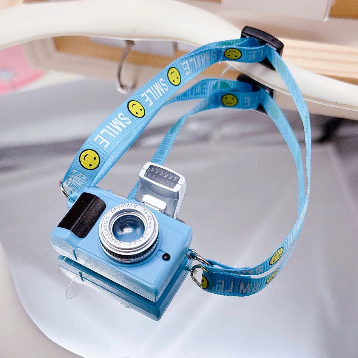 Labubu's Colourful Mini Retro Camera Pendant