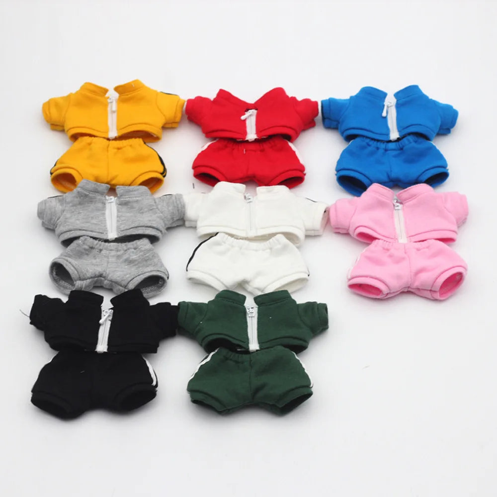 Urban Style Sport Outfit – Cool Streetwear for 15/17cm Labubu Dolls