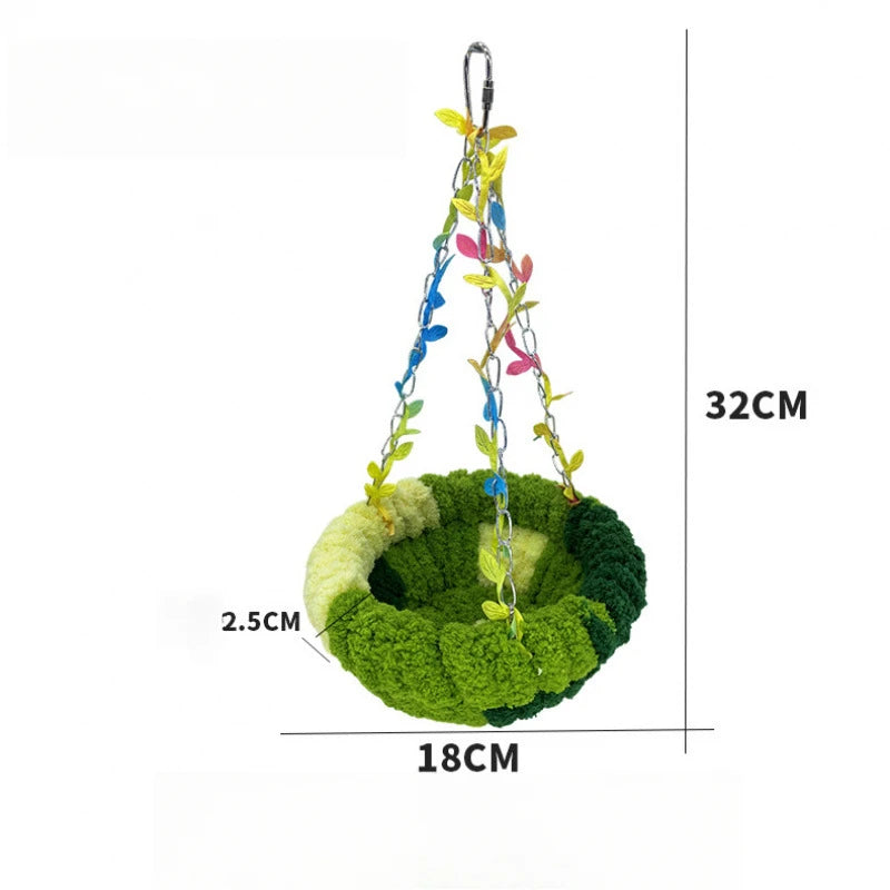 Swing into Cuteness – Labubu Hammock Basket Accessory